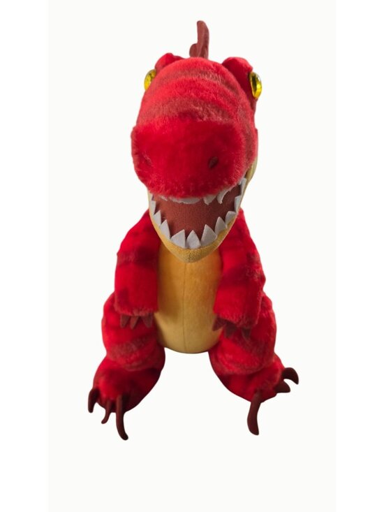Build-A-Bear Workshop Other - Build-A-Bear Workshop Red T-Rex Dinosaur Plush Stuffed Animal 19" Yellow Eyes